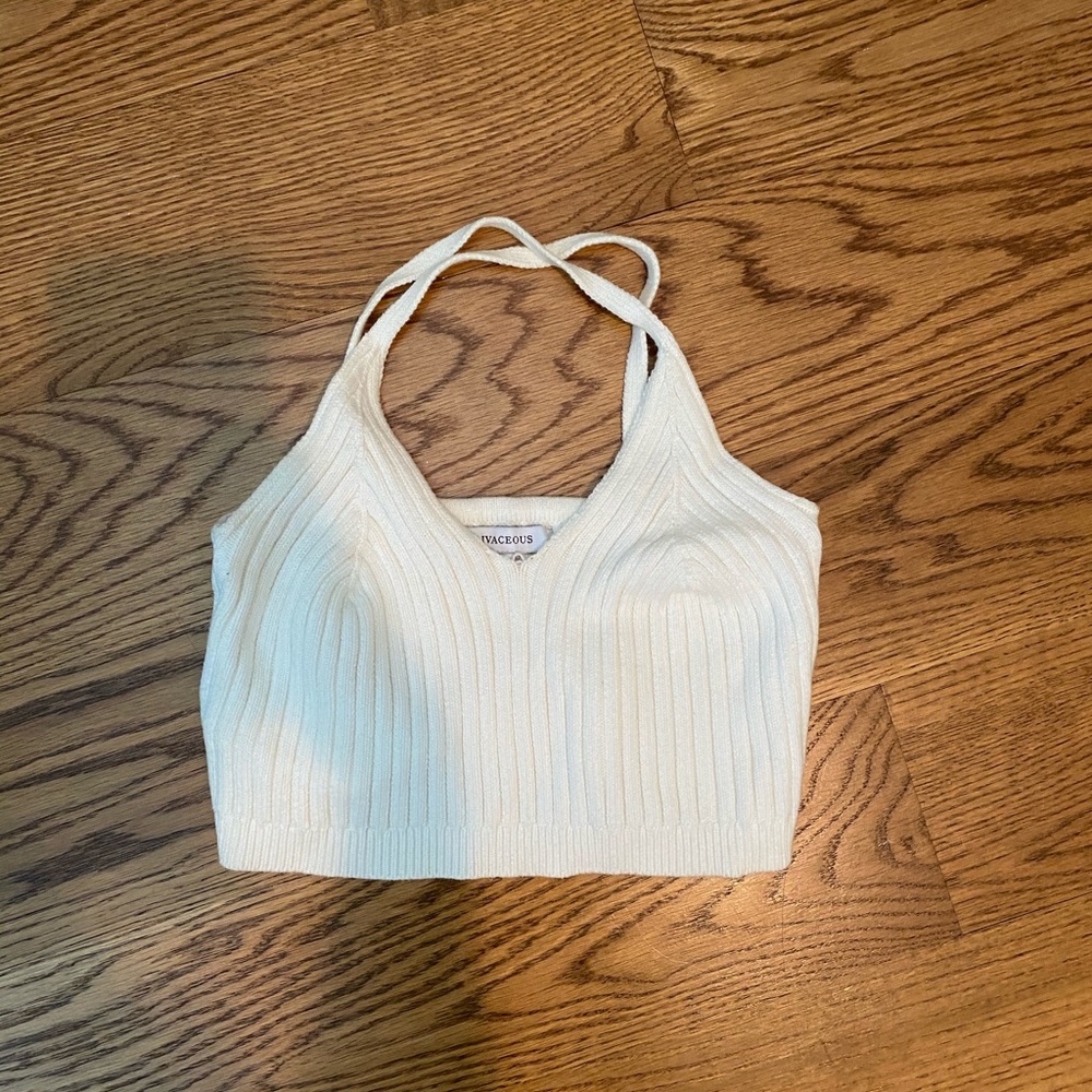 Olivaceous knit top